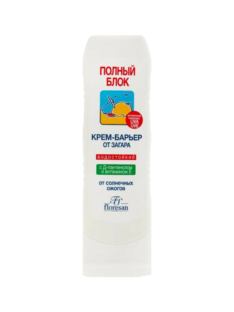 КРЕМ БАРЬЕР FLORESAN 125МЛ ОТ ЗАГАРА МАКСИ ЗАЩИТА F101