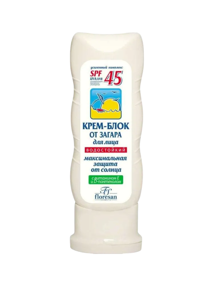 КРЕМ БЛОК FLORESAN 60Г П/ЗАГАРА SPF45 F113