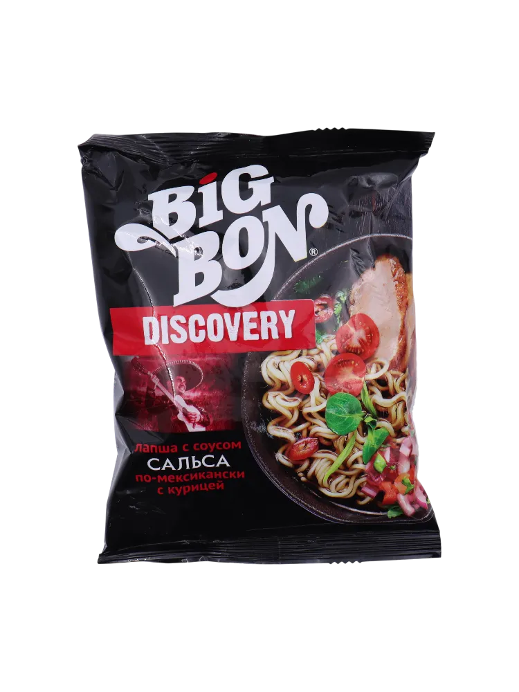 ЛАПША BIG BON 95Г КУРИЦА+САЛЬСА ПО-МЕКСИКАНСКИ
