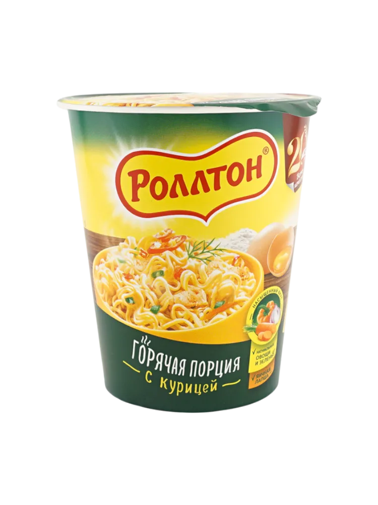 ЛАПША РОЛЛТОН ВПБ 70Г КУРИЦА ЦЕЗАРЬ СТАКАН ВИТАМИН
