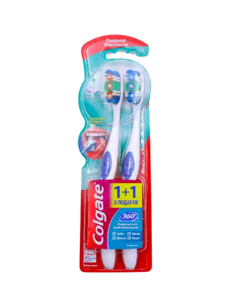 ЗУБ ЩЕТКА COLGATE 360 ГРАДУСОВ 1+1