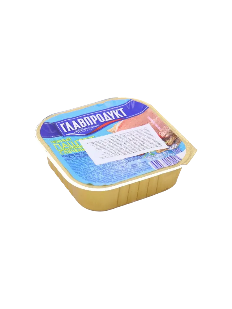ПАШТЕТ ГЛАВПРОДУКТ 95Г ИЗ ПЕЧЕНИ ИНДЕЙКИ