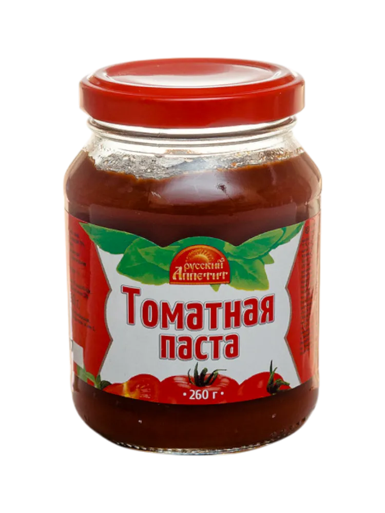 ТОМАТ ПАСТА РУССКИЙ АППЕТИТ 260ГСТ/Б