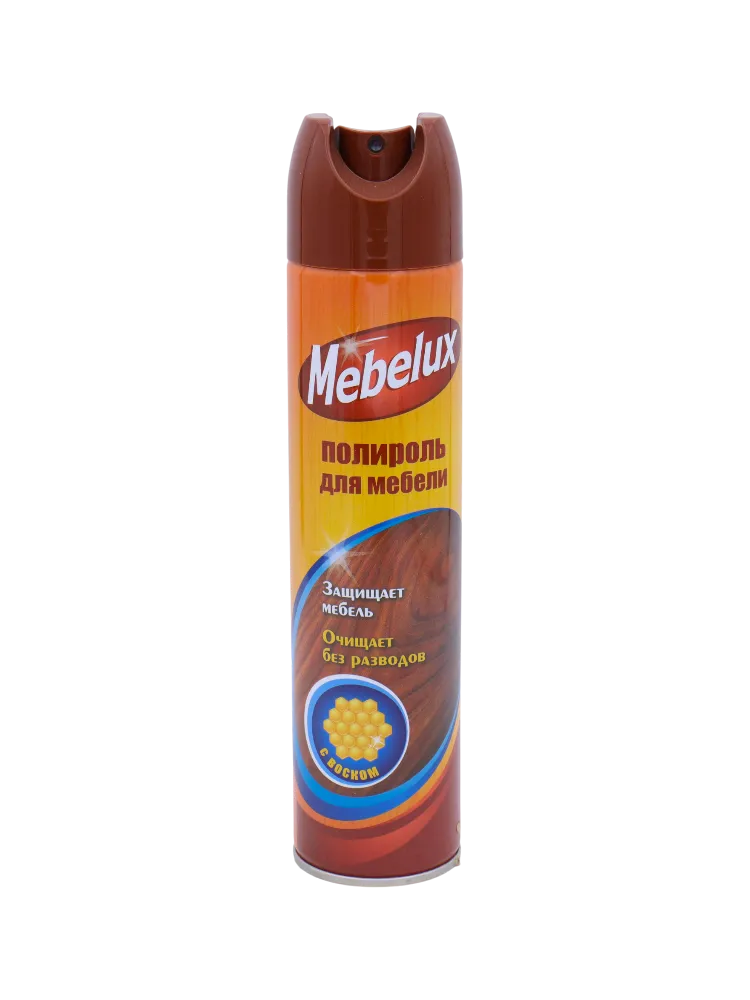 ПОЛИРОЛЬ MEBELUX 300МЛ С ВОСКОМ