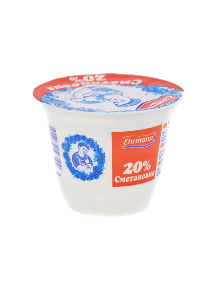 СМЕТАНА EHRMANN 20% 185Г