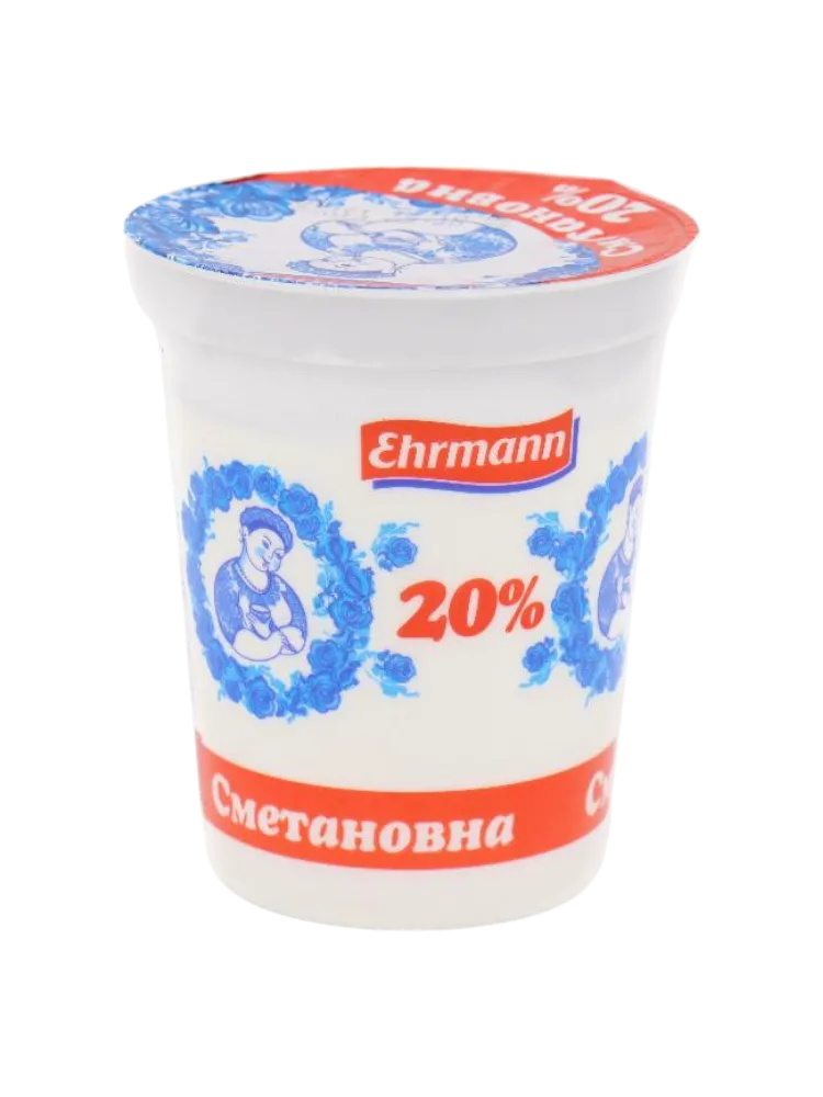 СМЕТАНА EHRMANN 20% 375Г