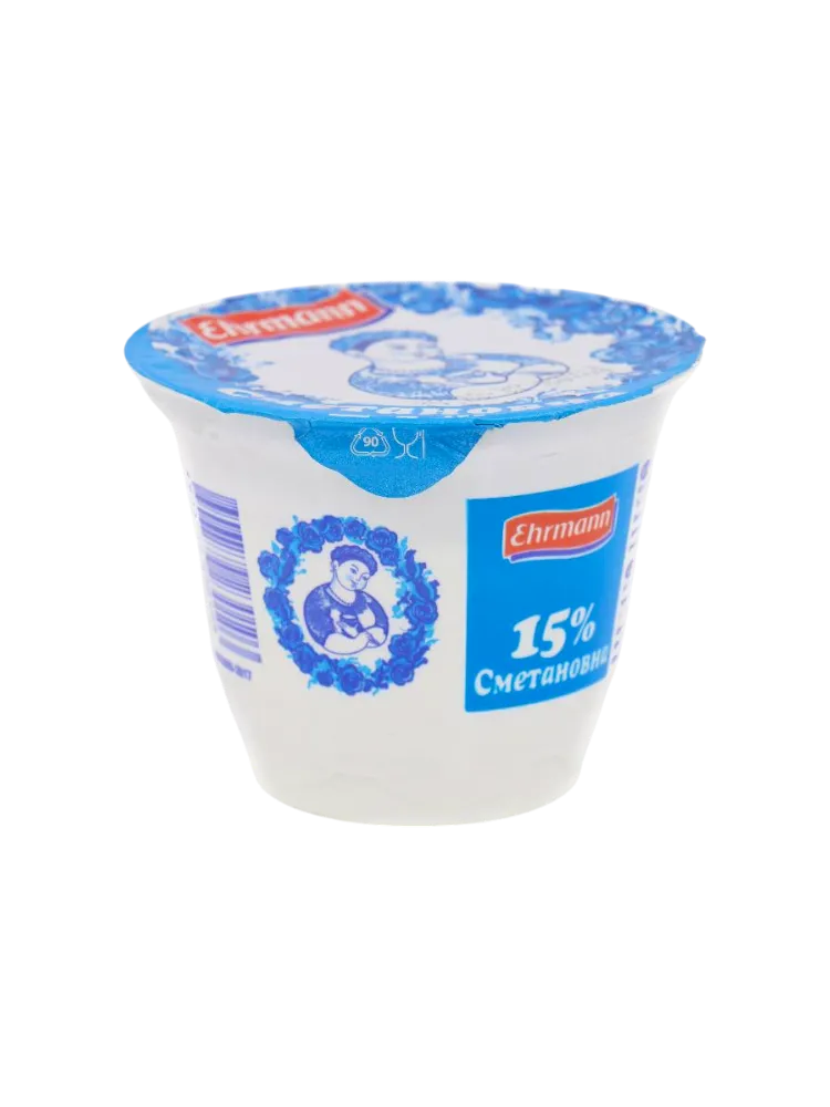СМЕТАНА EHRMANN 15% 185Г