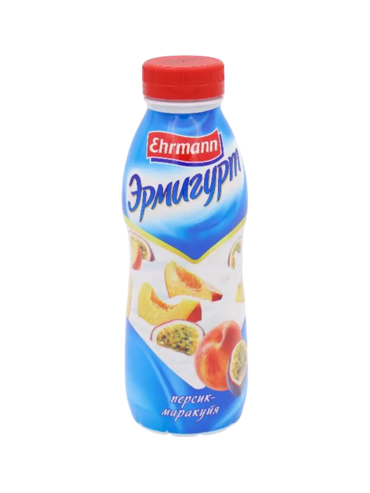 ЙОГУРТ ЭРМИГУРТ 420Г 1.2% ПЕРСИК-МАРАКУЯ ПИТ 
