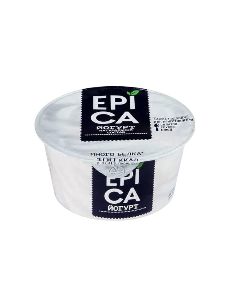 ЙОГУРТ EPICA 130Г 6% НАТУРАЛЬНЫЙ