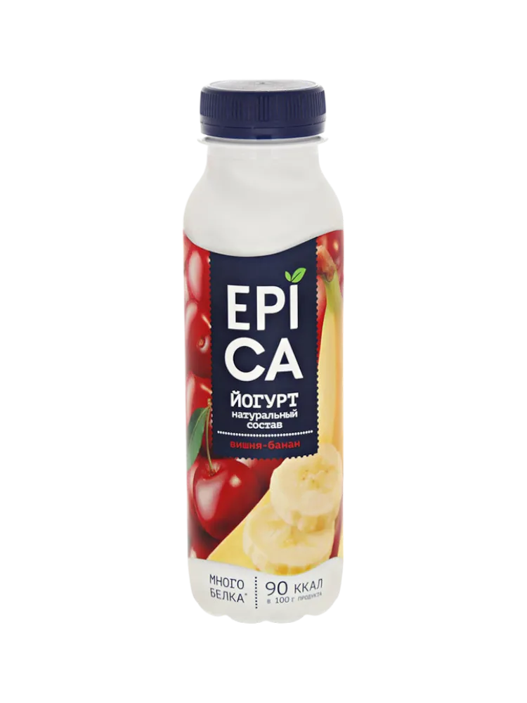 ЙОГУРТ EPICA 260Г 2.5% ВИШНЯ/БАНАНПИТ
