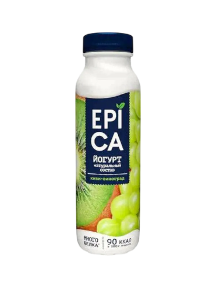 ЙОГУРТ EPICA 260Г 2.5% КИВИ/ВИНОГРАДПИТ
