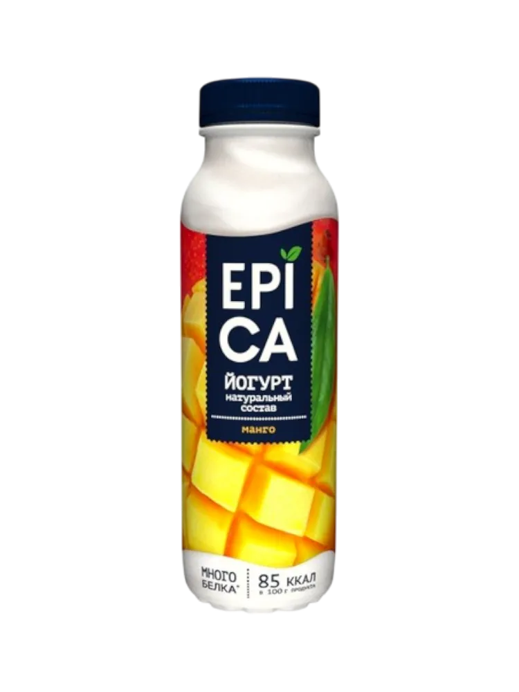 ЙОГУРТ EPICA 260Г 2.5% МАНГО ПИТ