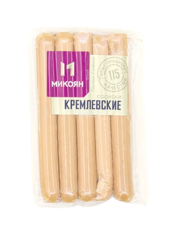 МИКОЯН СОСИСКИ КРЕМЛЕВСКИЕ 380Г