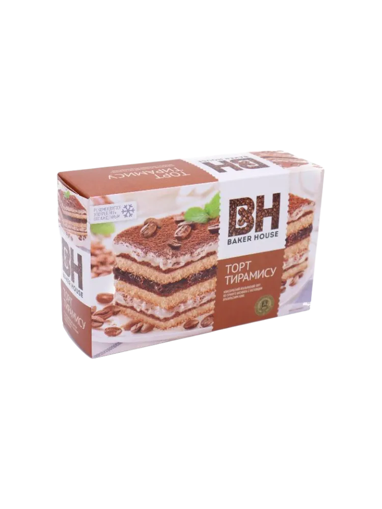 ТОРТ БИСКВИТНЫЙ BAKER HOUSE 350Г ТИРАМИСУ