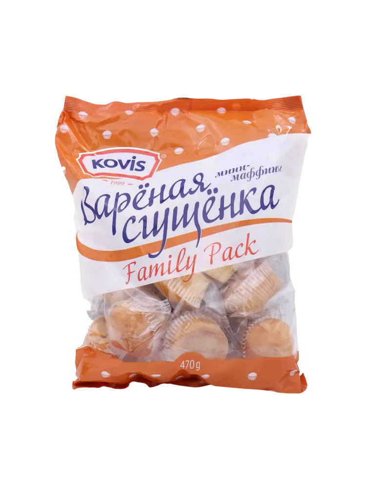МИНИ-МАФФИНЫ KOVIS 470Г ВАР СГУЩЕНКА