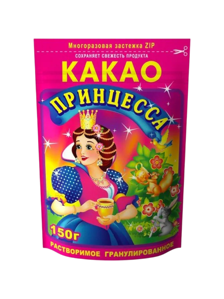 КАКАО ВОКРУГ СВЕТА 150Г ПРИНЦЕССА М/У