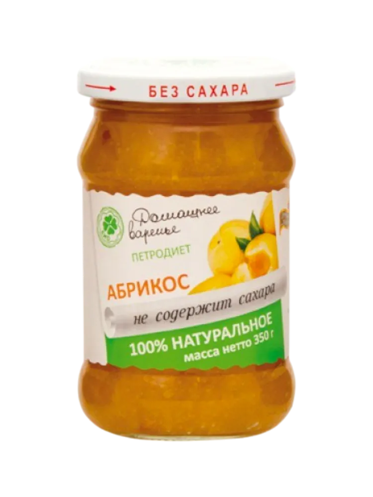 ВАРЕНЬЕ ПЕТРОДИЕТ 350Г АБРИКОС НА ФРУКТОЗЕ