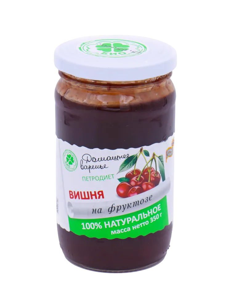 ВАРЕНЬЕ ПЕТРОДИЕТ 350Г ВИШНЯ НА ФРУКТОЗЕ