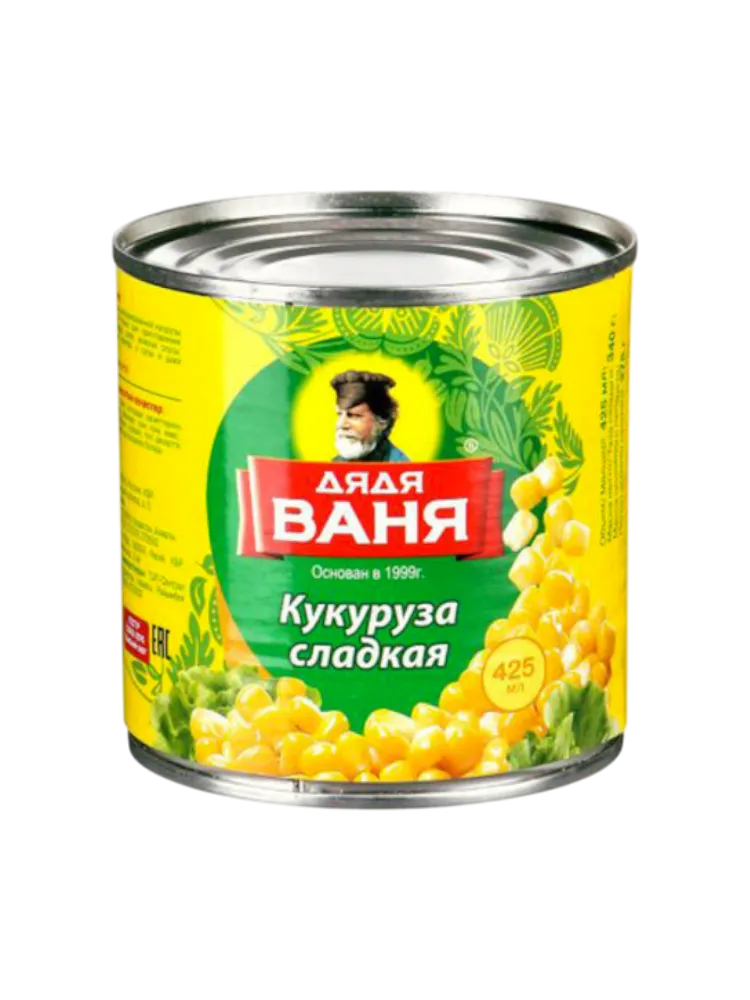 КУКУРУЗА ДЯДЯ ВАНЯ 425МЛ СЛАДКАЯ
