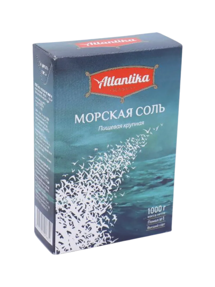 СОЛЬ МОРСКАЯ АТЛАНТИКА 1КГ КРУПНАЯ