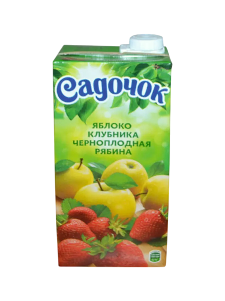 СОК САДОЧОК 0.95Л ЯБЛОКО/КЛУБНИКА/ЧЕРНОПЛОД РЯБИНА 