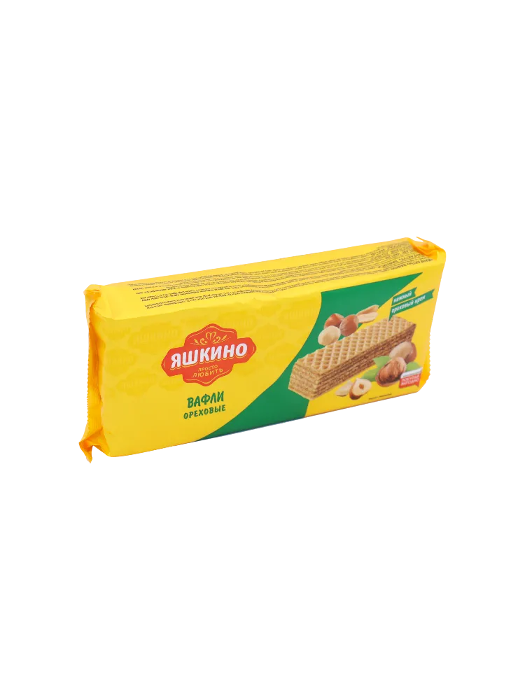 ВАФЛИ ЯШКИНО 300Г ОРЕХОВЫЕ