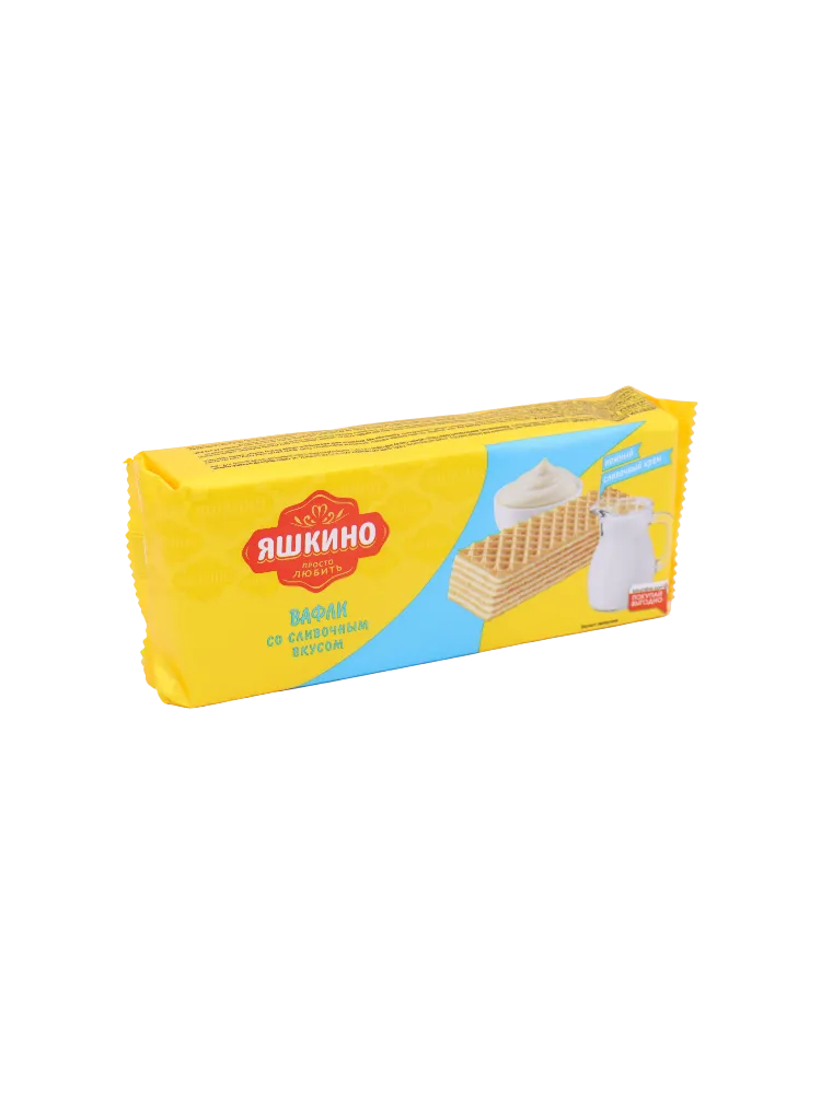 ВАФЛИ ЯШКИНО 300Г СЛИВОЧНЫЕ