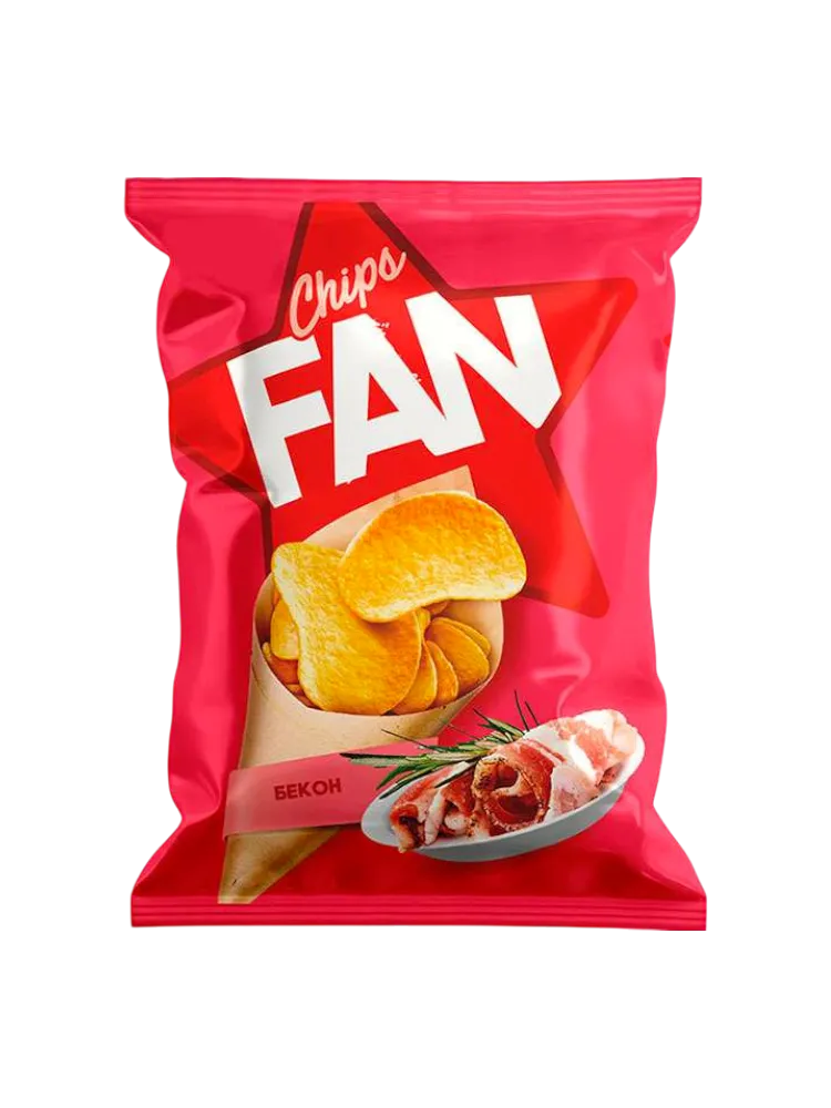 ЧИПСЫ FAN 120Г БЕКОН
