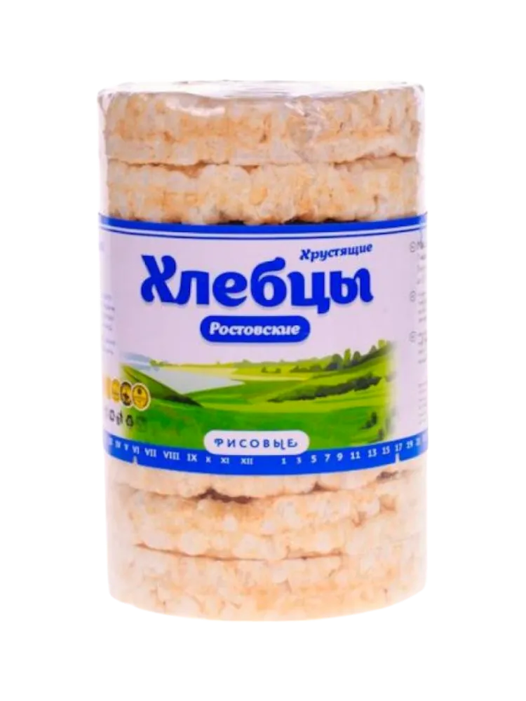 ХЛЕБЦЫ РОСТОВСКИЕ 70Г ХРУСТЯЩИЕ РИСОВЫЕ