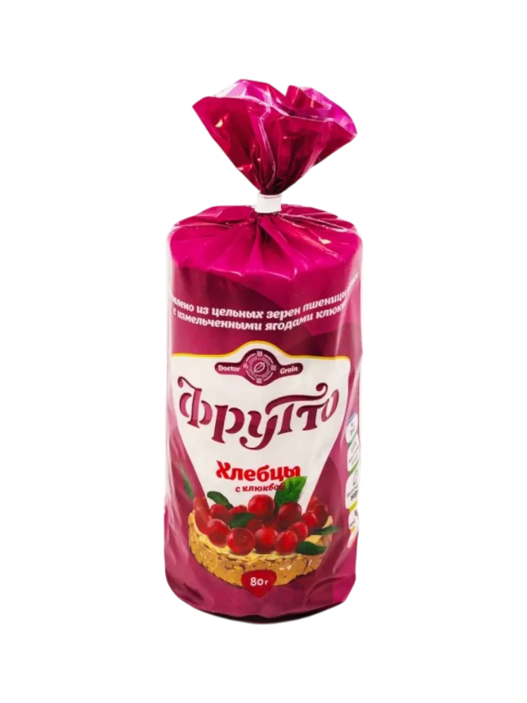 ХЛЕБЦЫ ДОКТОР ГРАИН 90Г С КЛЮКВОЙ