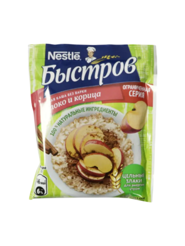 КАША УВЕЛКА 40Г ОВСЯНАЯ С ЯБЛОКОМ 