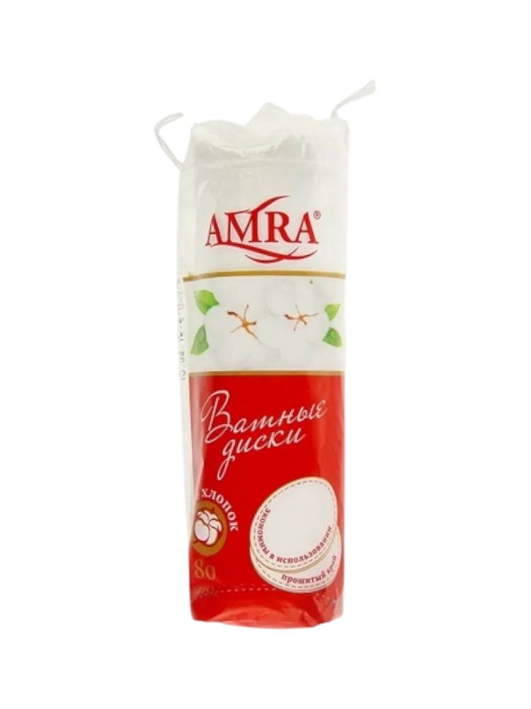 ВАТНЫЕ ДИСКИ AMRA 80ШТ