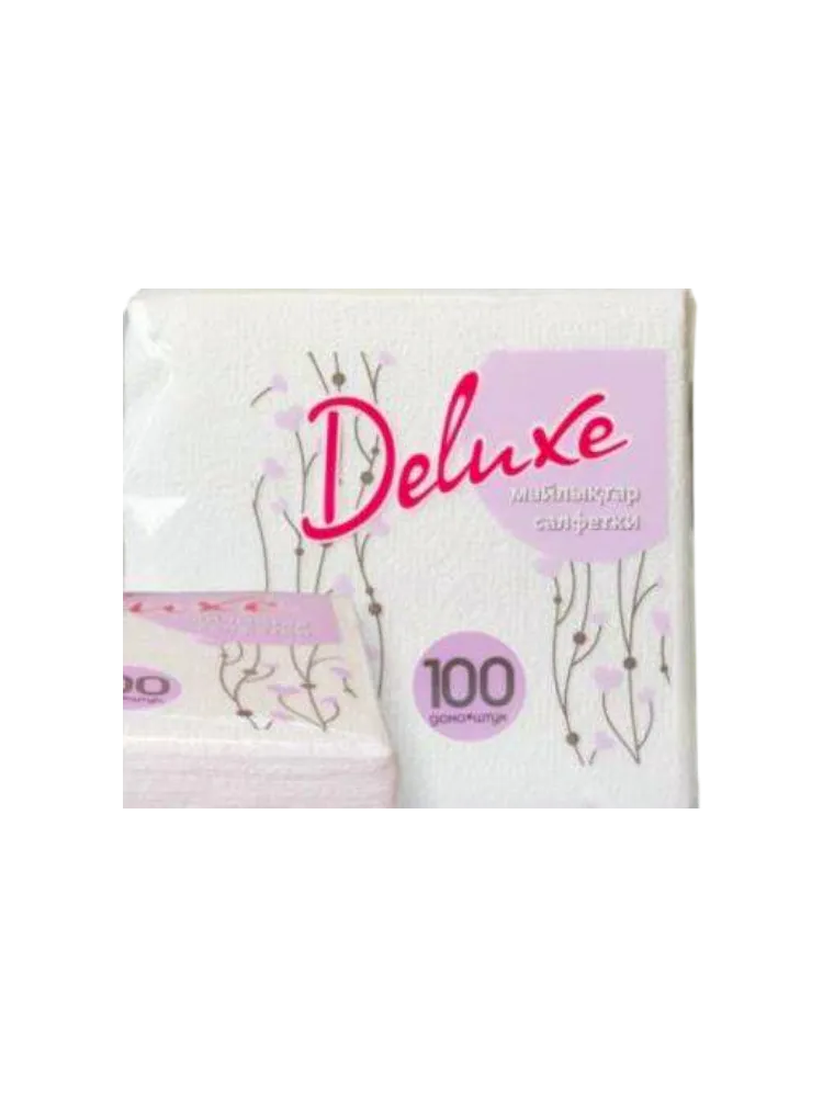 САЛФЕТКИ БУМ DELUXE 100ШТ УП