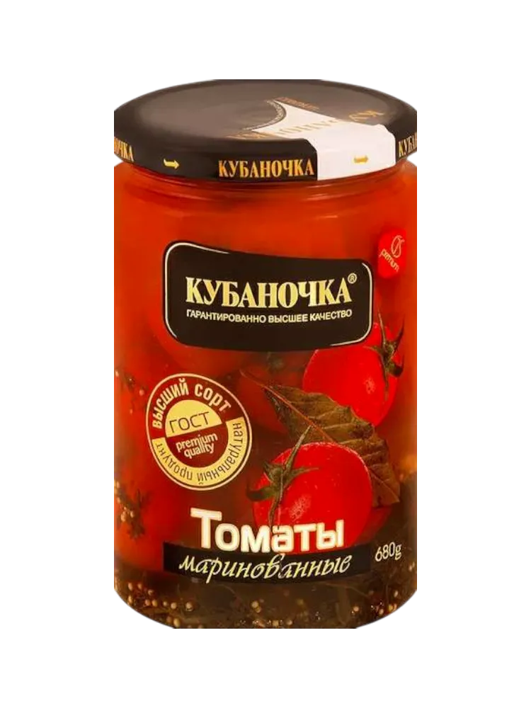 ТОМАТЫ КУБАНОЧКА 680Г МАРИНОВ С/Б