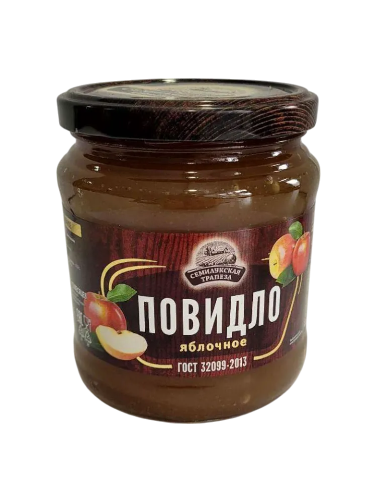 ПОВИДЛО СЕМИЛУКСКАЯ ТРАПЕЗА ЯБЛОЧНОЕ 600Г СТ/Б 