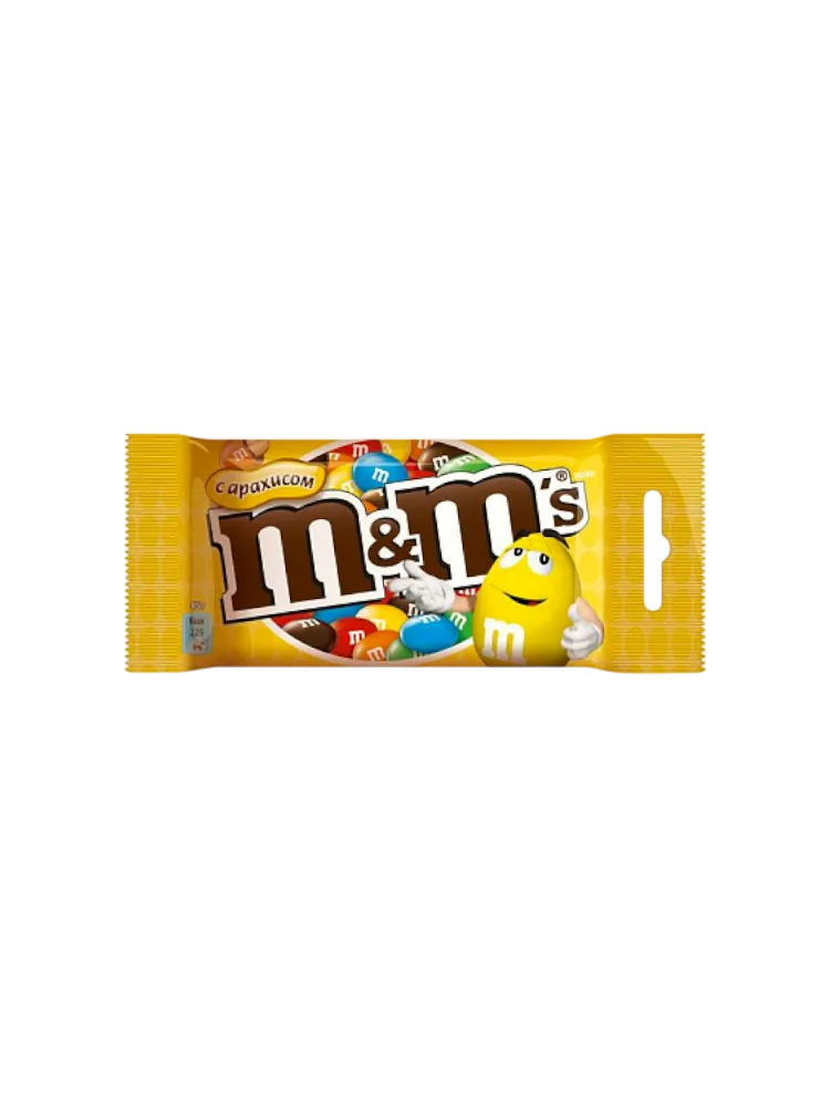 ДРАЖЕ M&M 45Г АРАХИС 