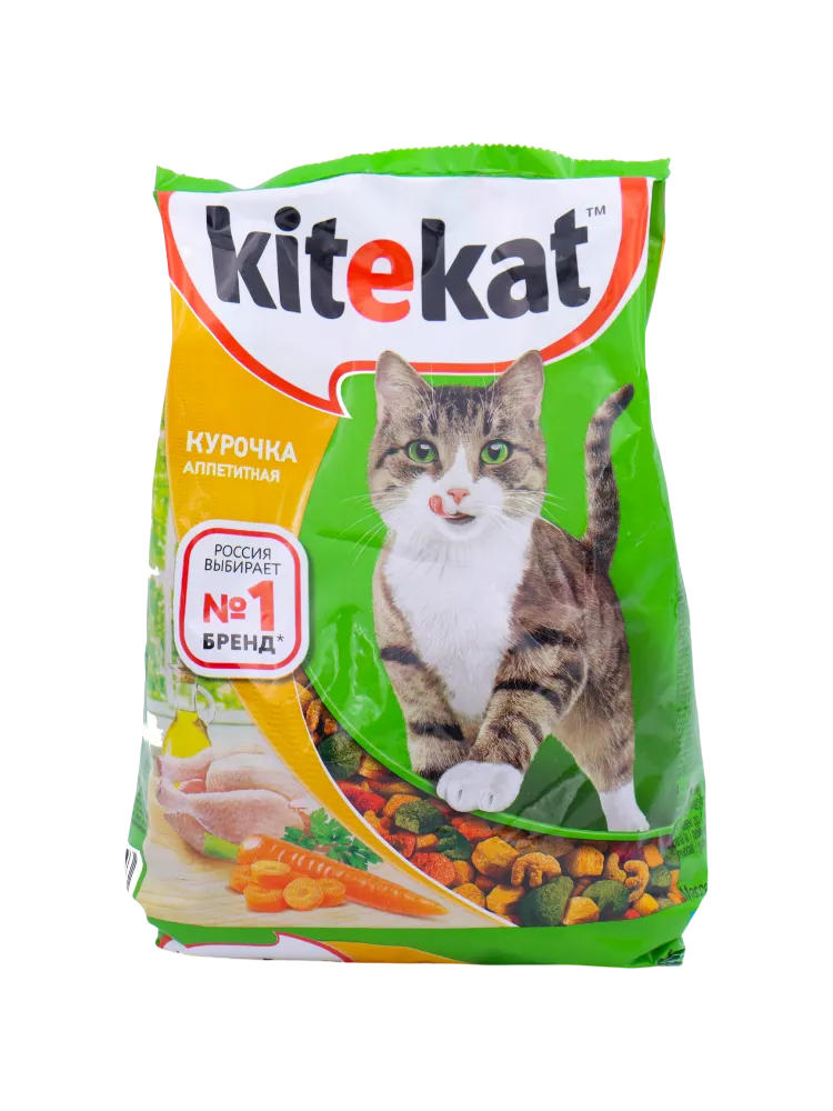 КОРМ Д/КОШЕК KITEKAT 350Г КУРИЦА 