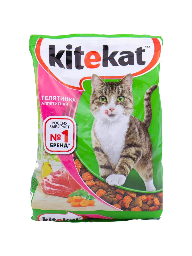 КОРМ Д/КОШЕК KITEKAT 350Г АППЕТИТНАЯ ТЕЛЯТИНА 
