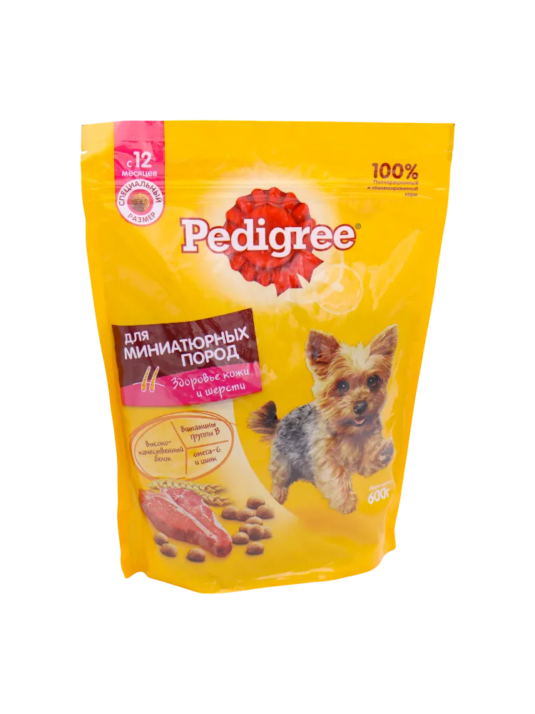 КОРМ Д/СОБАК PEDIGREE 600Г ГОВЯДИНА MINI Д/ВЗРОСЛЫХМ/У