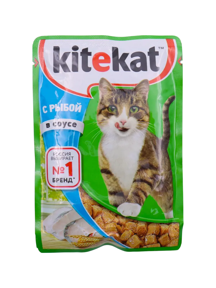 КОРМ Д/КОШЕК KITEKAT 85Г РЫБА 
