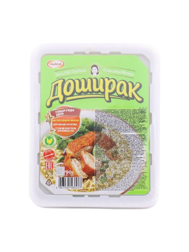 ЛАПША ДОШИРАК 90Г КУРИЦА
