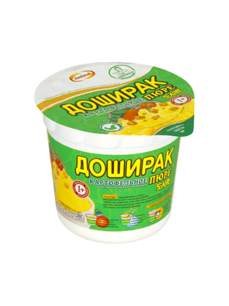 ПЮРЕ КАРТОФ ДОШИРАК 40Г КУРИЦА В СТАКАНЕ 