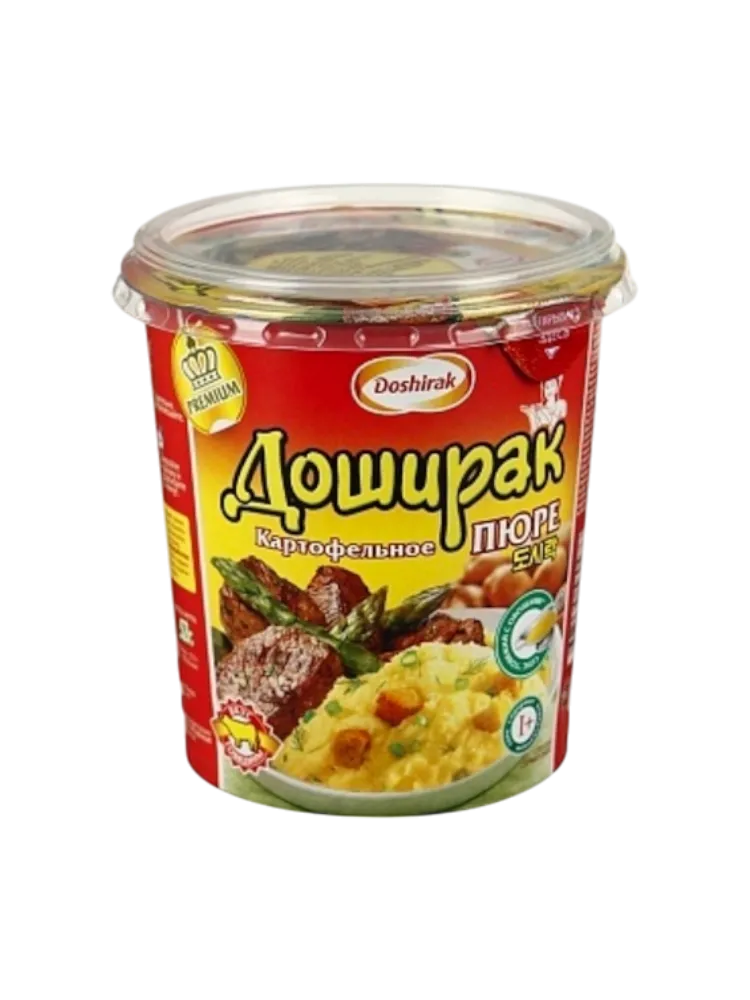 ПЮРЕ КАРТОФ ДОШИРАК 52Г ПРЕМИУМ МЯСО