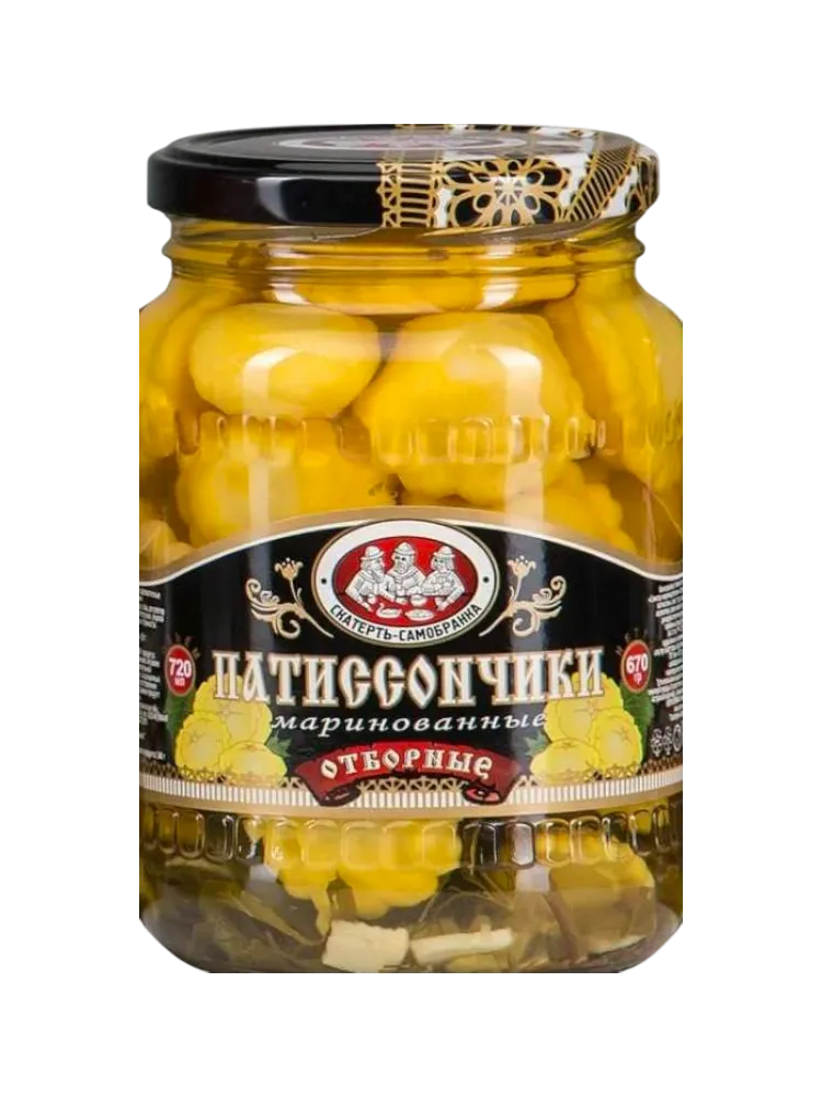 ПАТИССОНЧИКИ СКАТЕРТЬ САМОБРАНКА 720МЛ МАРИН ОТБОРНЫЕ С/Б