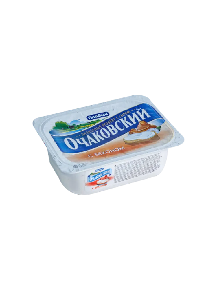 СЫР ПЛАВ ПЛАВЫЧ 180Г ОЧАКОВСКИЙ С БЕКОНОМ