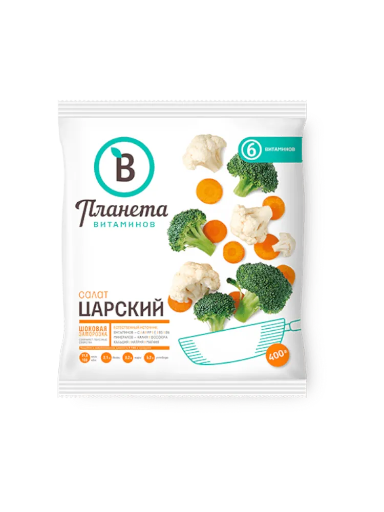 ПЛАНЕТА ВИТАМИНОВ 400Г ЦАРСКИЙ САЛАТ 
