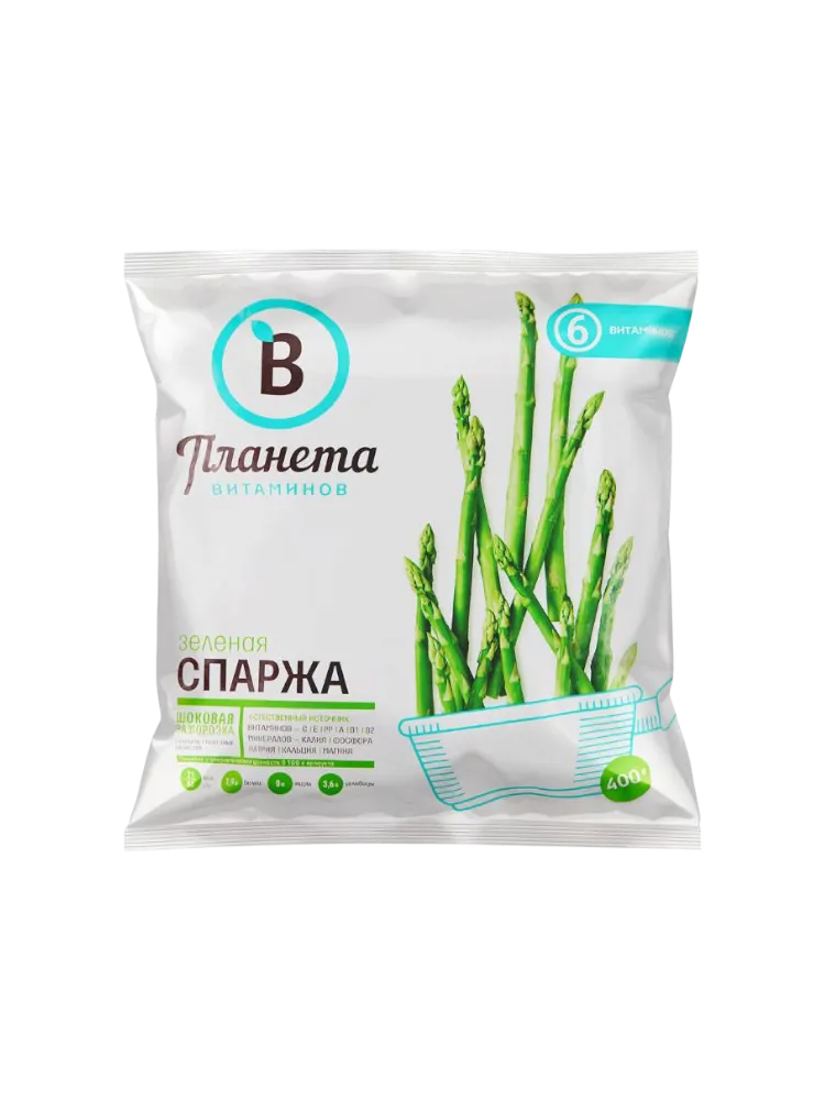 ПЛАНЕТА ВИТАМИНОВ 400Г СПАРЖА ЗЕЛЕНАЯ