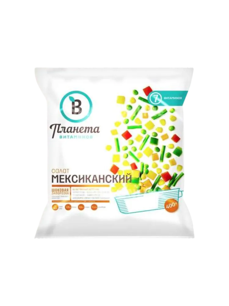 ПЛАНЕТА ВИТАМИНОВ 400Г МЕКСИКАНСКИЙ САЛАТ