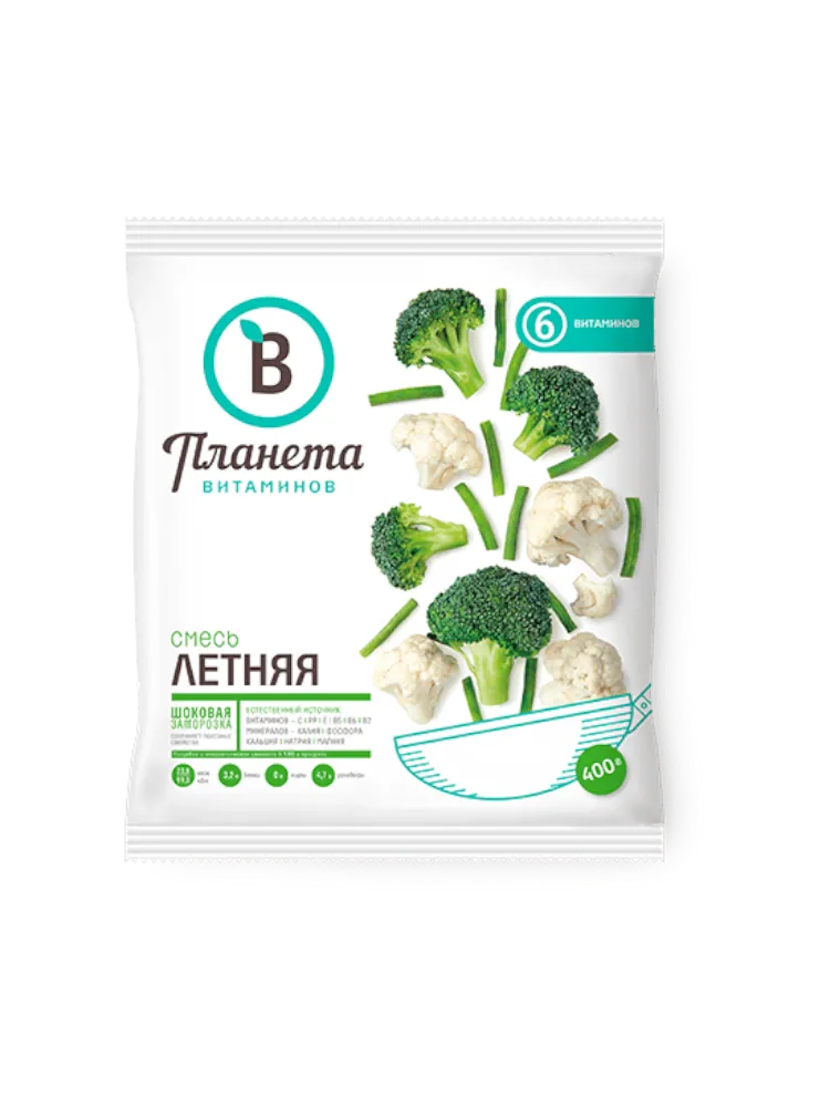 ПЛАНЕТА ВИТАМИНОВ 400Г СМЕСЬ ЛЕТНЯЯ 