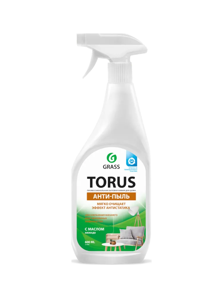 ПОЛИРОЛЬ GRASS TORUS АНТИ-ПЫЛЬ 600МЛ Д/МЕБЕЛИ 